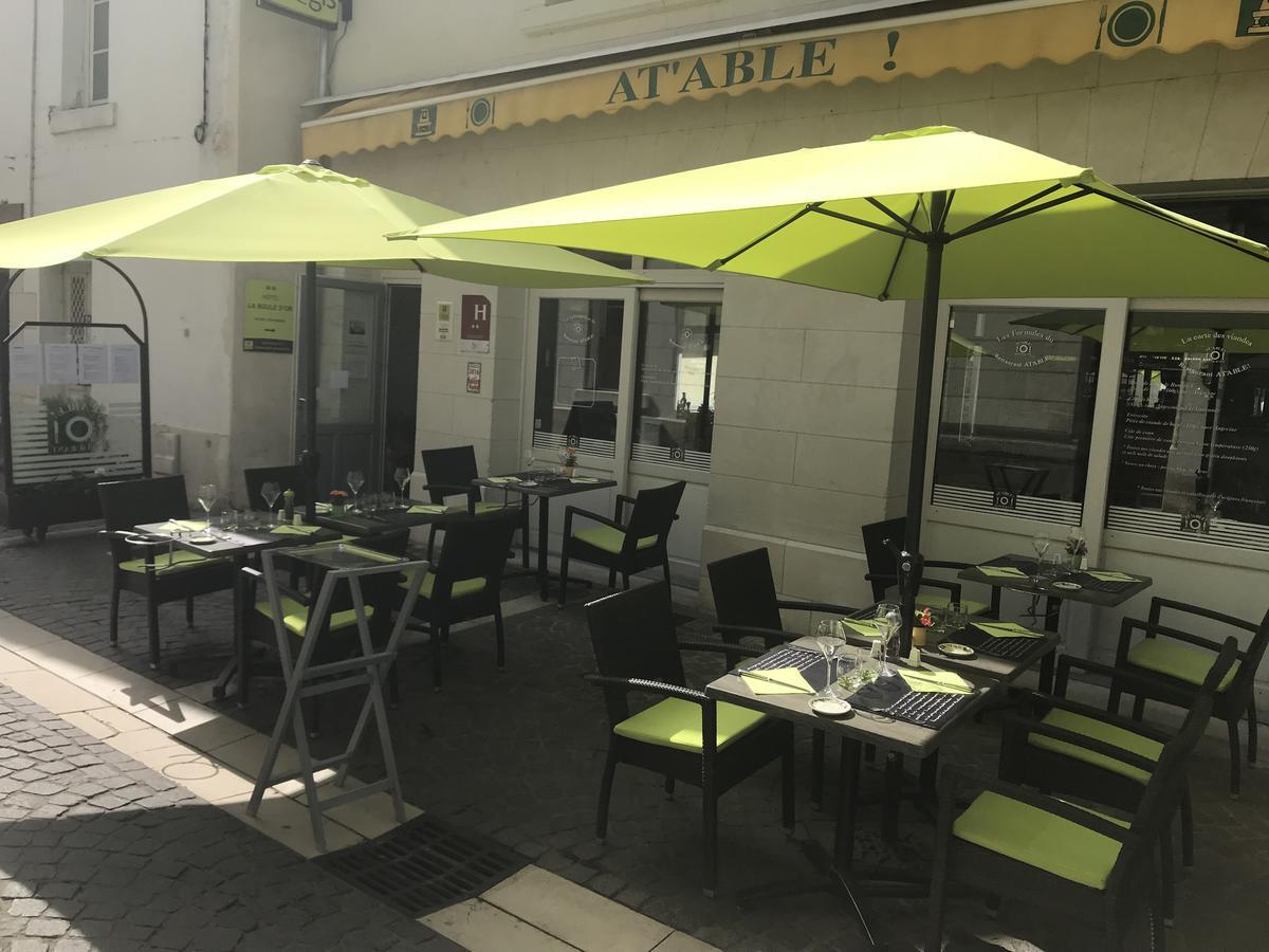 Logis Hotel Restaurant La Boule D'Or شينون المظهر الخارجي الصورة
